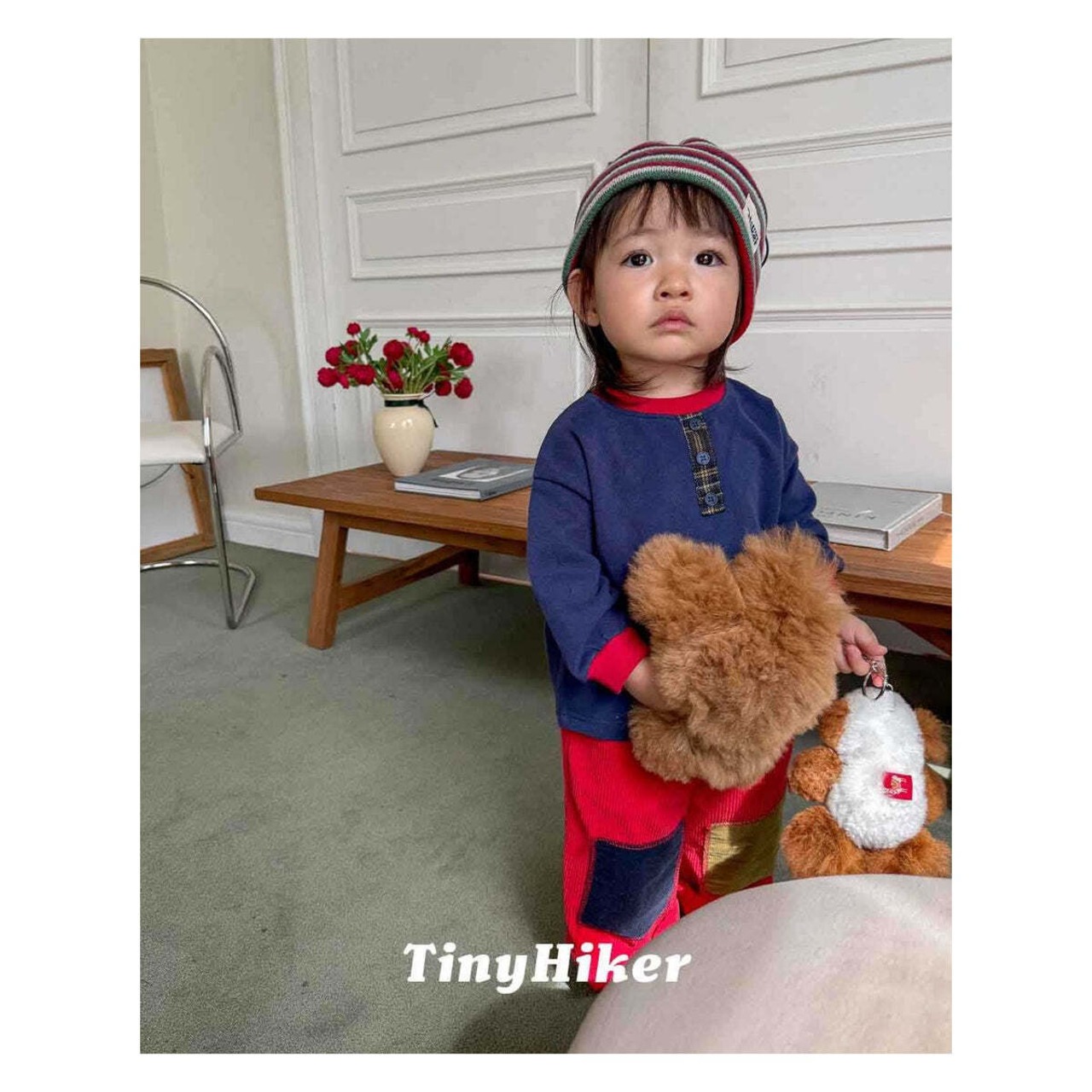 【取寄】Tiny Hiker パッチコーデュロイパンツ｜冬服｜韓国子供服