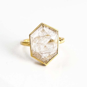 One n' Only / Silver Rutilated Quartz Ring（CR001-SR）