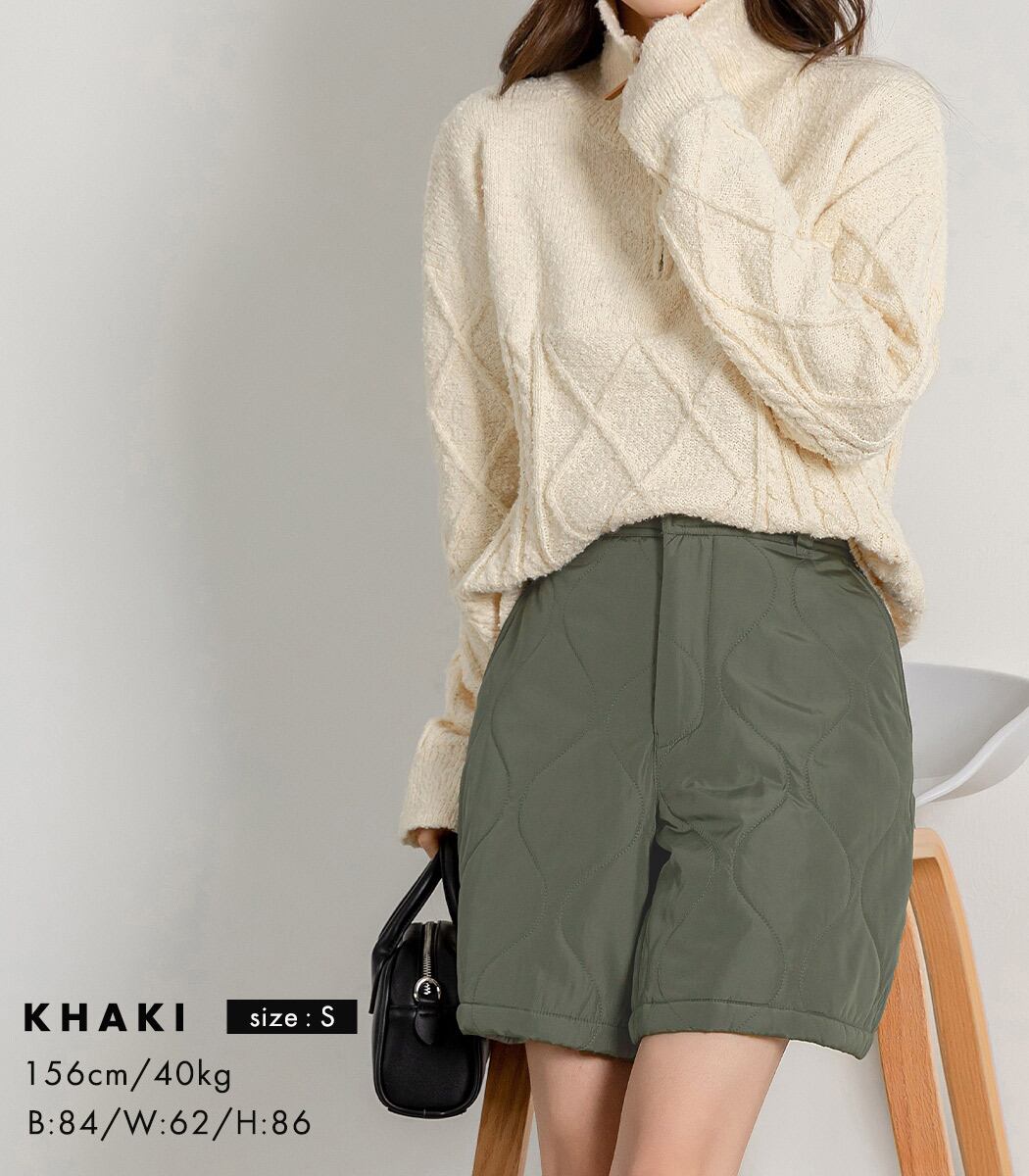 メール便】キルティングショートパンツ／pants586 | DAY CLOSET