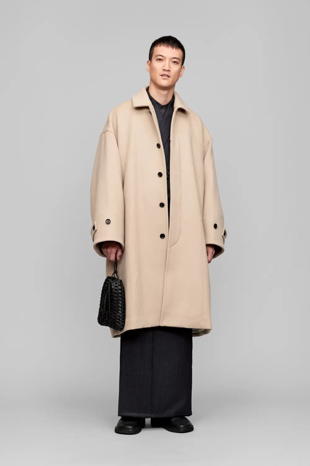 コート/Y. ＆ SONS × Graphpaper / Light Melton Oversized Coat 