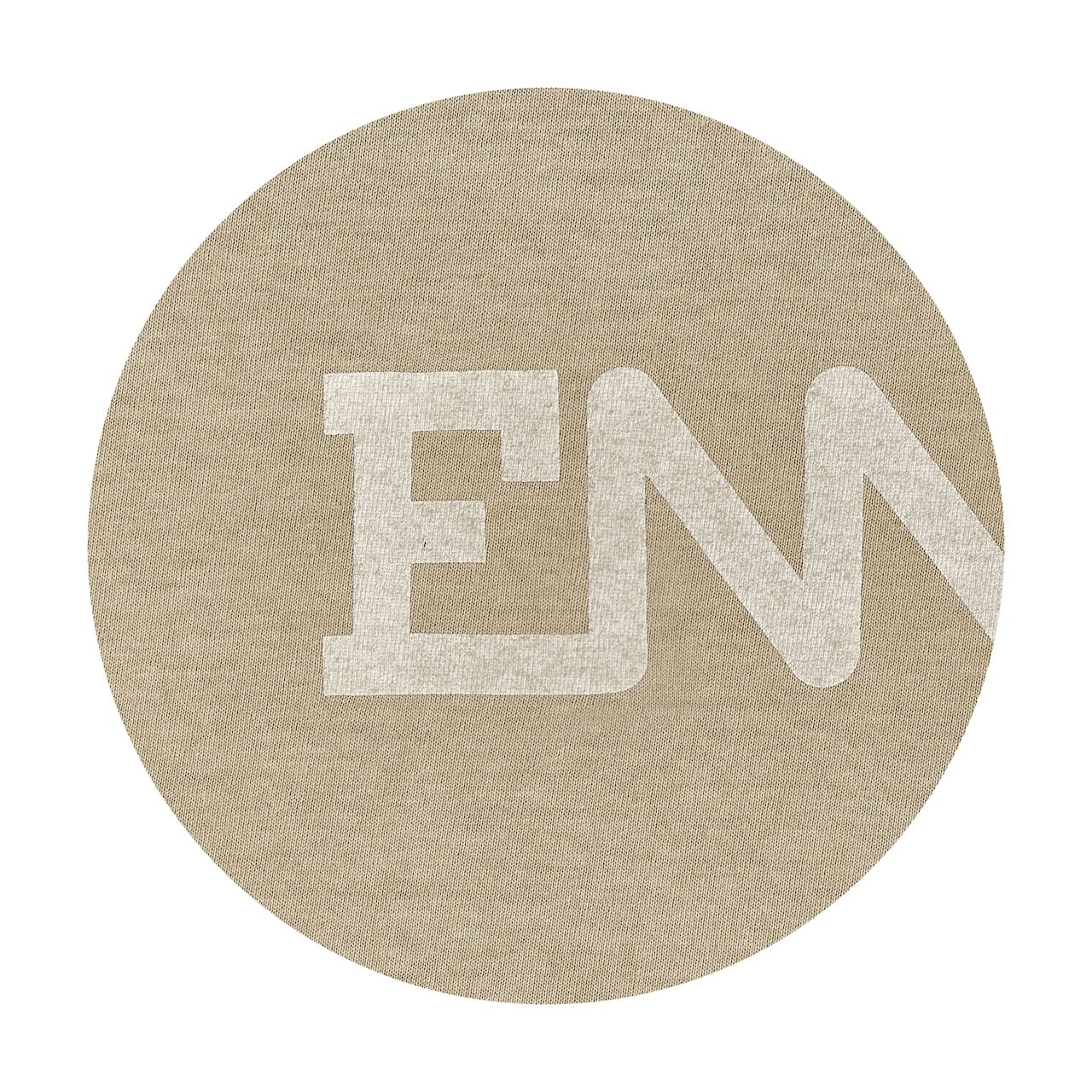 ELECTRIC LOGO FADE T-SHIRT (BEIGE) | ENNOY