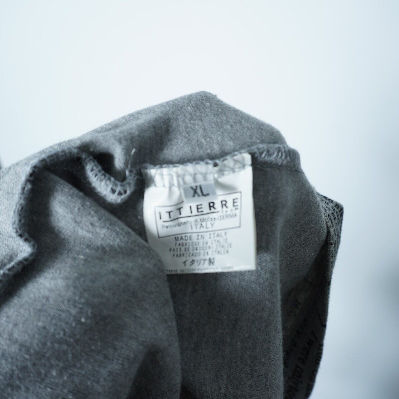 ガリアーノ　シャツ　44　イタリア製　グレー John Galiano】ジョンガリアーノ イタリア製 NEWSPAPER Tシャツ gray