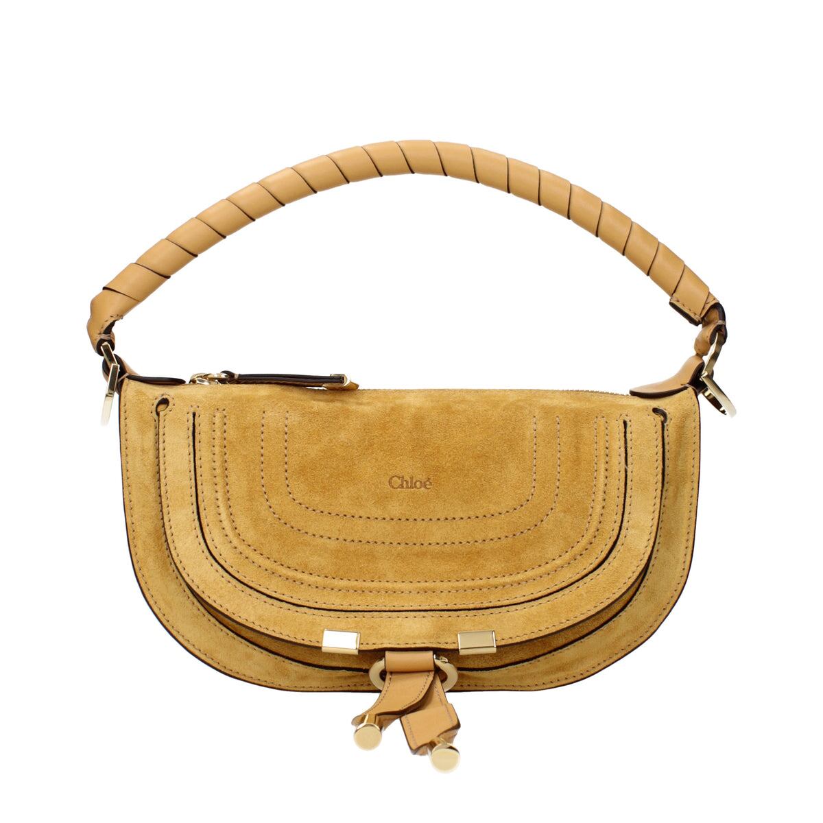 CHLOÉ クロエ レディース ハンドバッグ スエード オレンジ