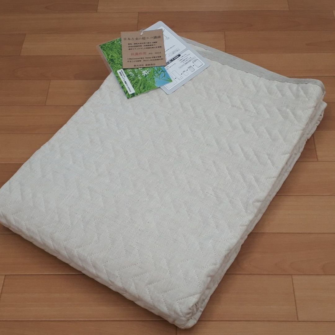 瑞麻みずま】 近江産 本麻敷パッド シングル 100㎝×205㎝ | 京都金桝