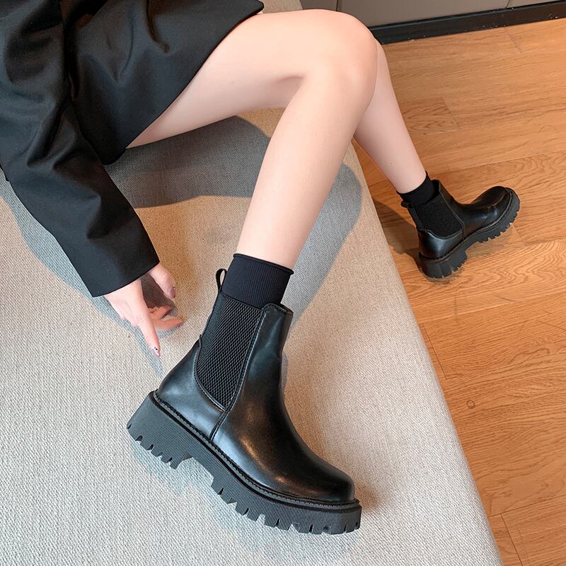 ブーツオータムスタンダードショート レトロ 靴 シューズ 秋物 部族の婦人靴14322969516