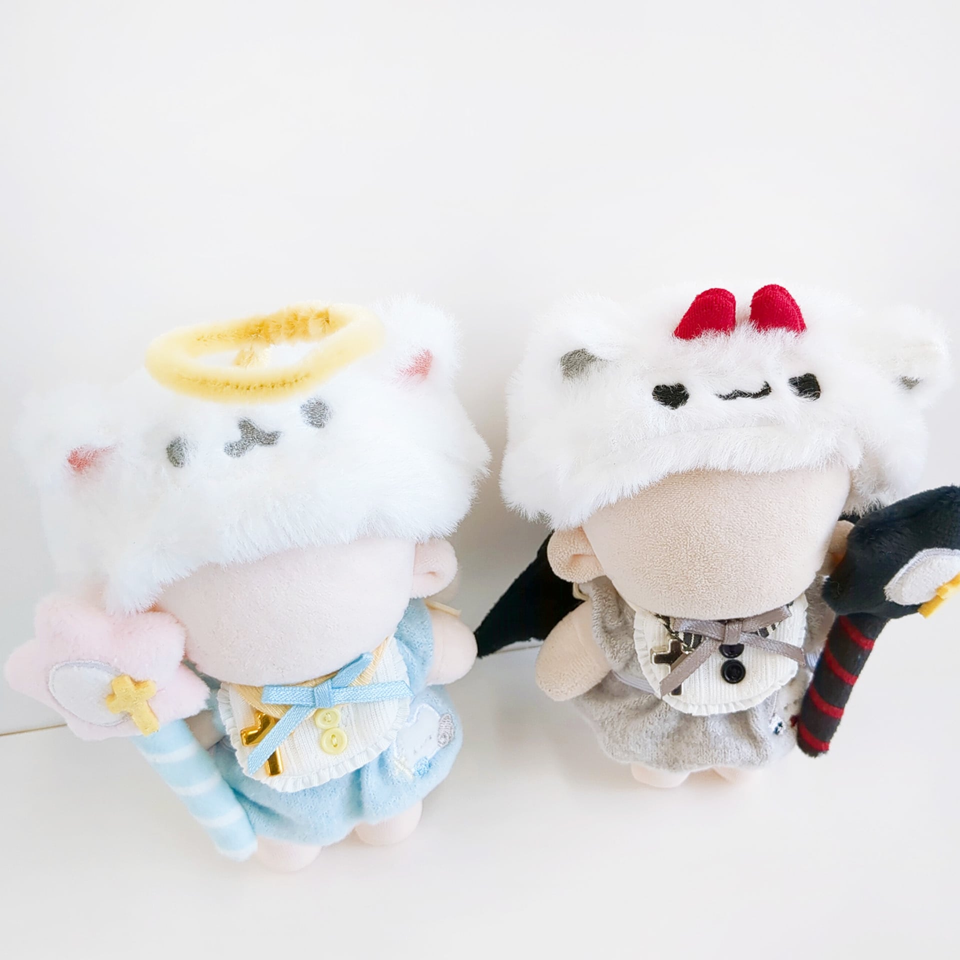 HW-1485【10cm】ふんわり悪魔と天使 ヘアバンドタイプ | Little Closet