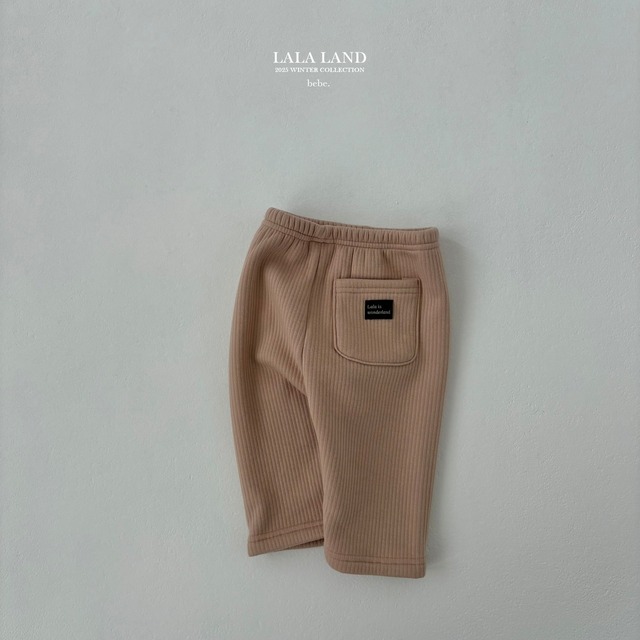《予約》lala land ¨ bebe) pocket mink pants