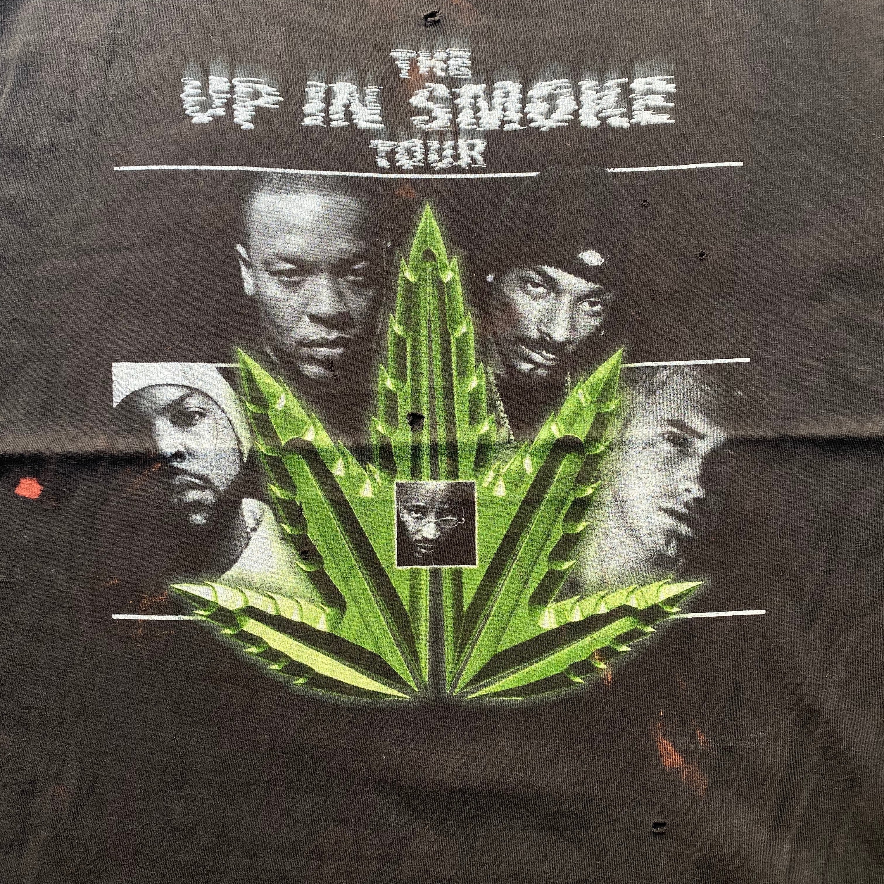 VINTAGE ヴィンテージ 00S THE UP IN SMOKE TOUR T-shirt ヴィンテージ ザ アップ イン スモーク ツアー 両面プリント 半袖Tシャツ ホワイト