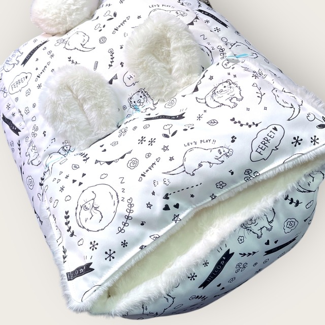 うさみみ BOXハンモック ベッド ショートプレミアムボア