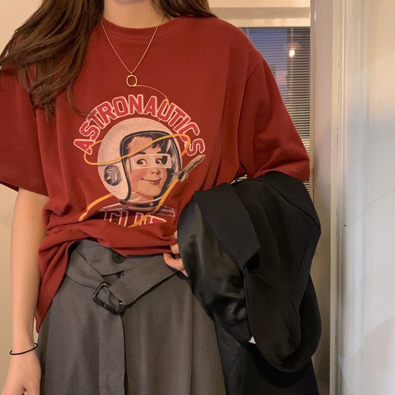 サマーTシャツ シャツ スプリングスタイルトップス 春物 夏物 スーパーモール7250397366