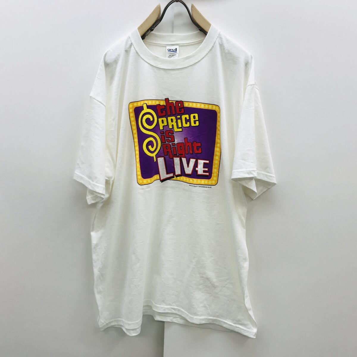 アンビル 美品！90年代 THE PRICE IS RIGHT LIVE ！ TV OROGRAM ロゴ