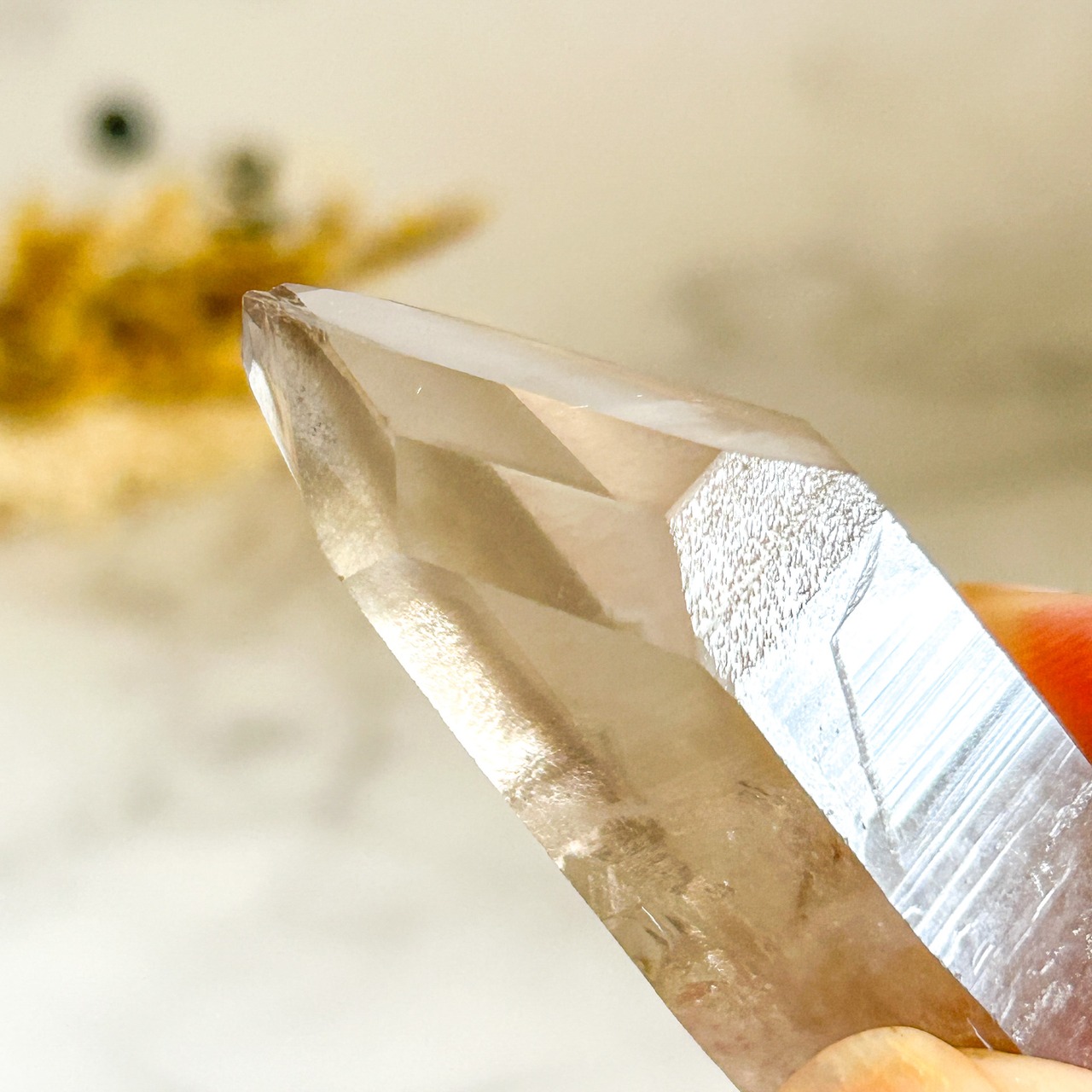 スモーキークォーツレムリアンシード/タイムリンク・レインボー ブラジル産