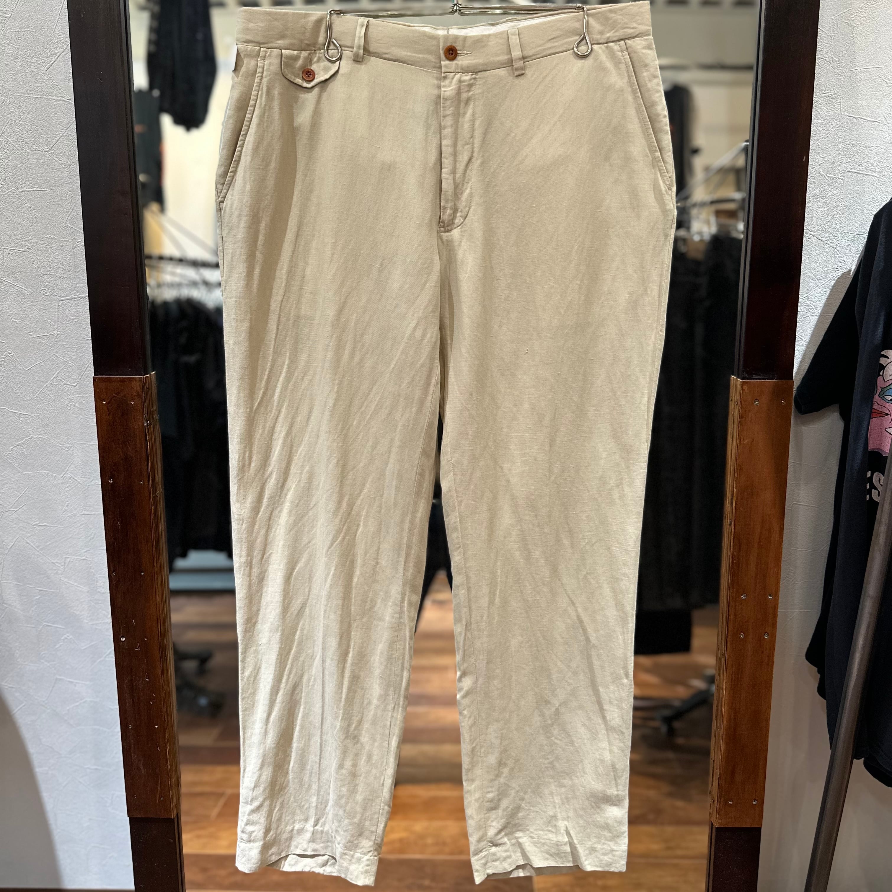 ｼﾙｸﾘﾈﾝ‼︎】Polo Ralph Lauren Slacks “Linen×Silk×Cotton” | 下北沢