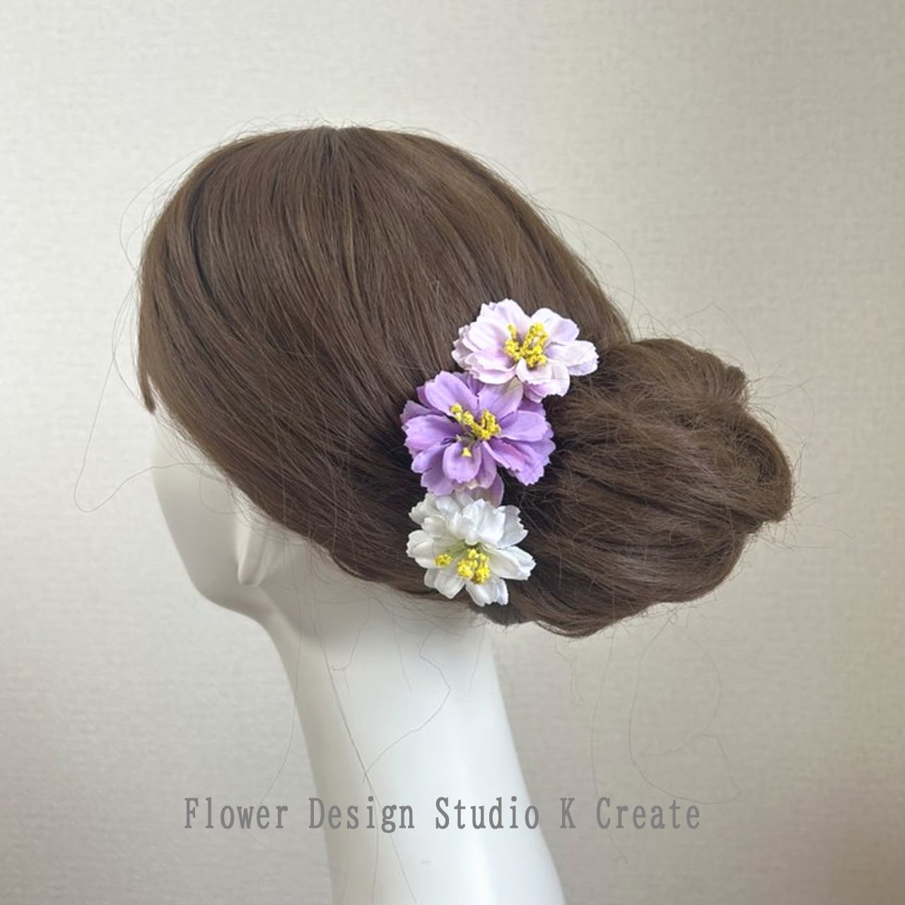 シンプルなお花のUピン（紫陽花etc.） | Flower Design Studio K Create