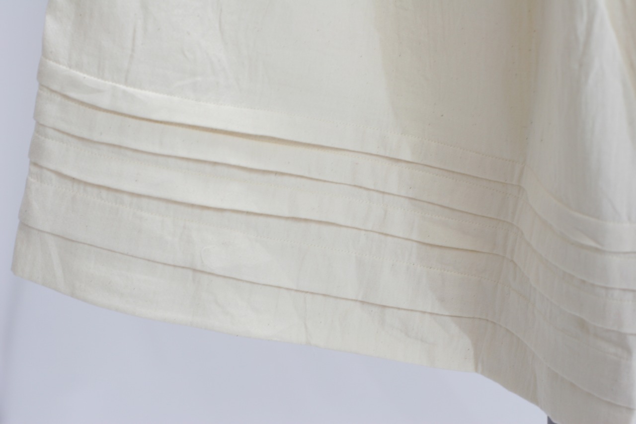 【ROBE de PEAU】Wide tuck culottes（RS018）