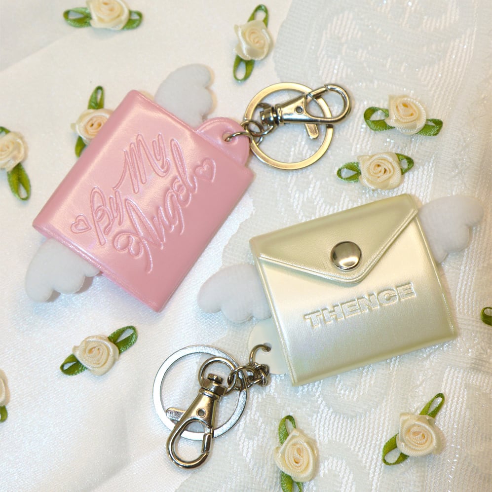 THENCE] Shimmer フォトフレーム キーホルダー (Cream Heart) | moim