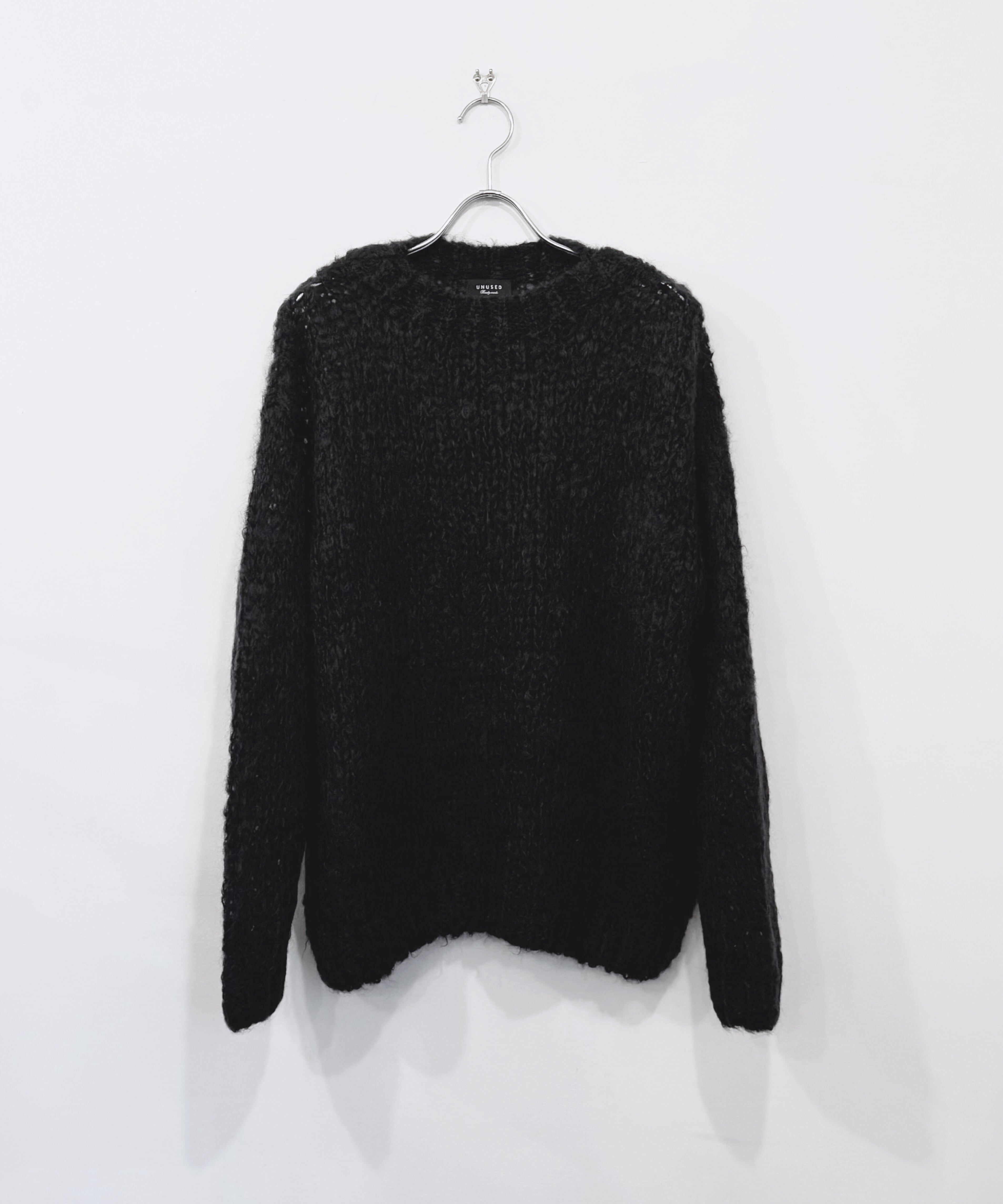 UNUSED / US2520 MOHAIR PULLOVER KNIT (BLACK) | AfterSchool