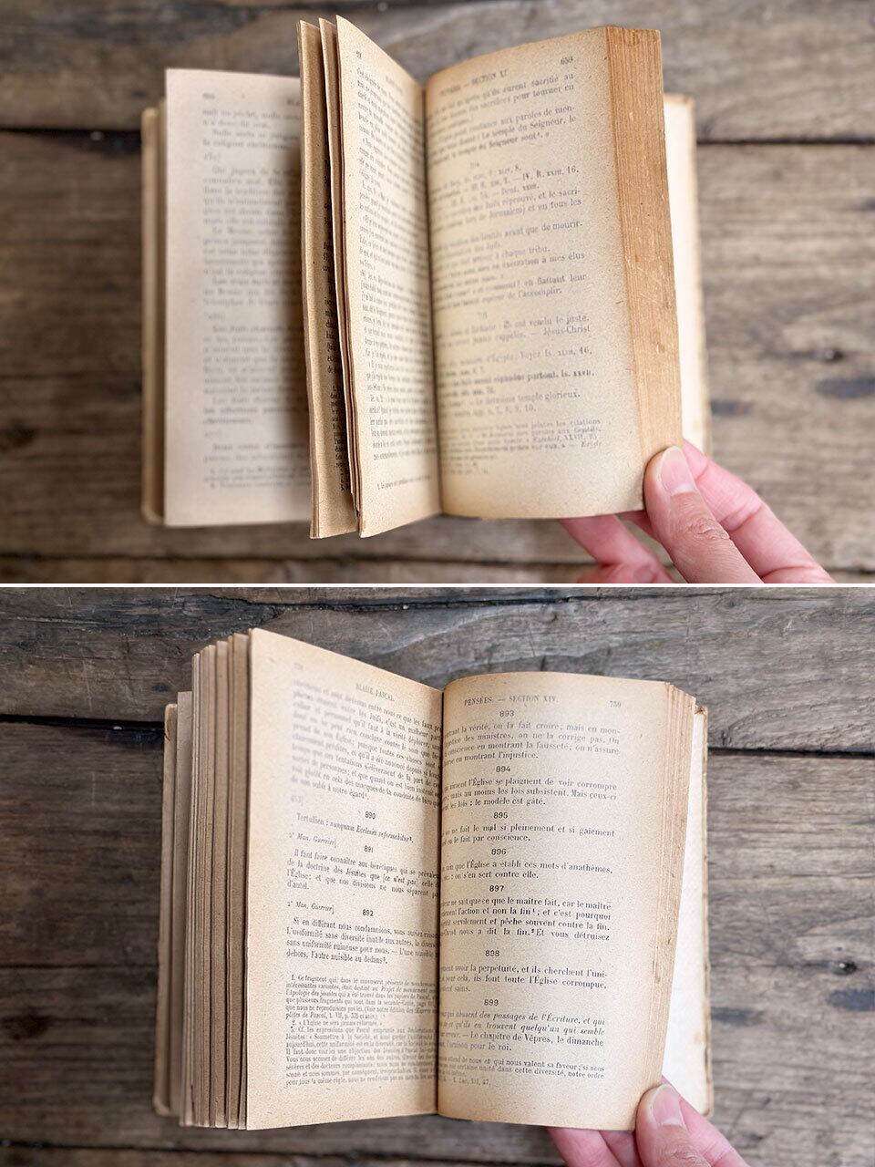 古書 思想論文の本 PENSÉES | Brocante de La Cocotte （フランス