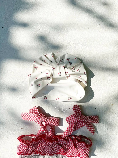 【 OREN / 予約 】(kids) Rochelle Cherry Swim Cap