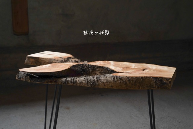 金木犀の一枚板 コーヒーテーブル （高さ・カラー変更無料）