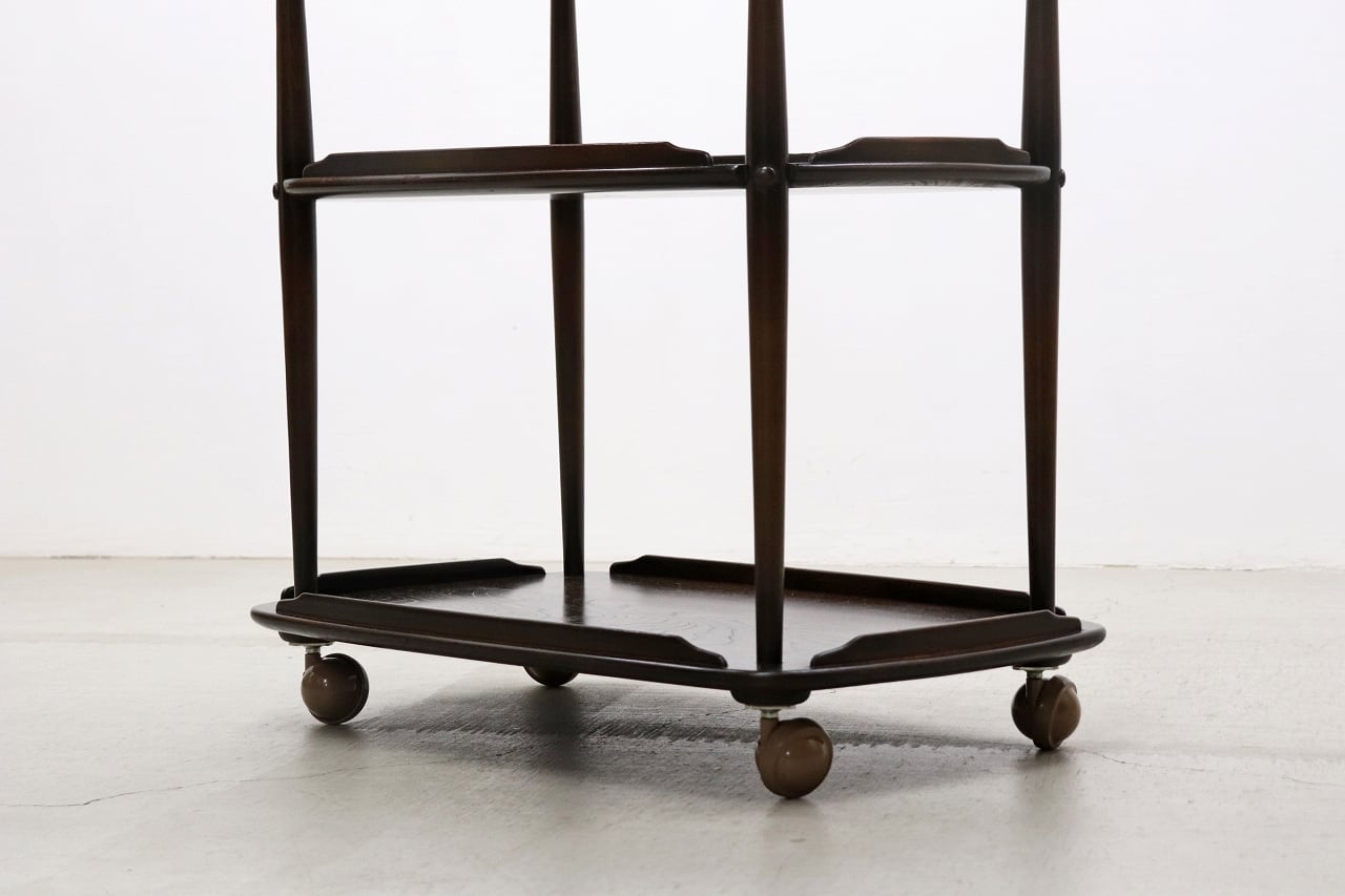 沼津店】英国 イギリス ERCOL アーコール エルム材 トローリー