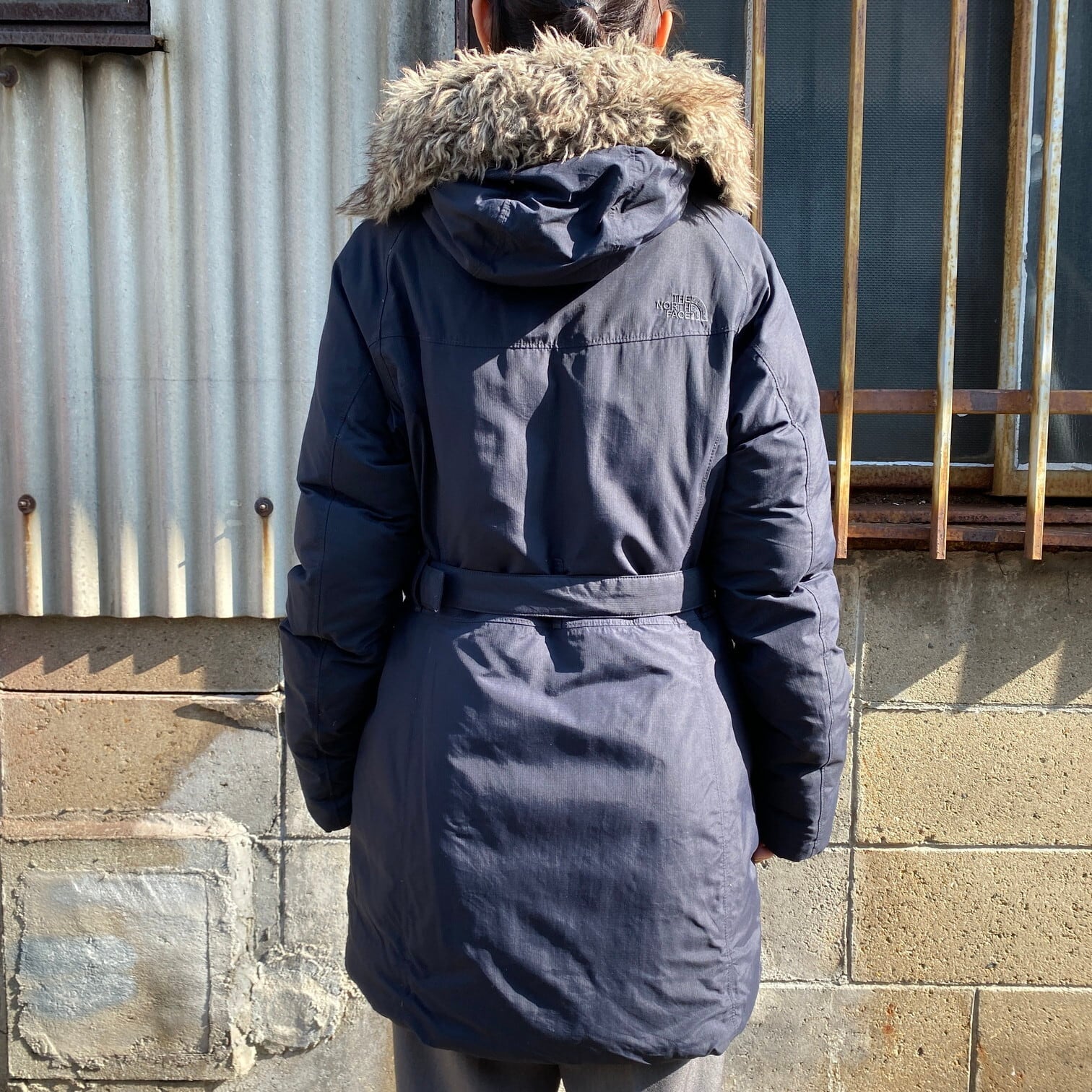 THE NORTH FACE ザノースフェイス HYVENT フェイクファー グースダウン