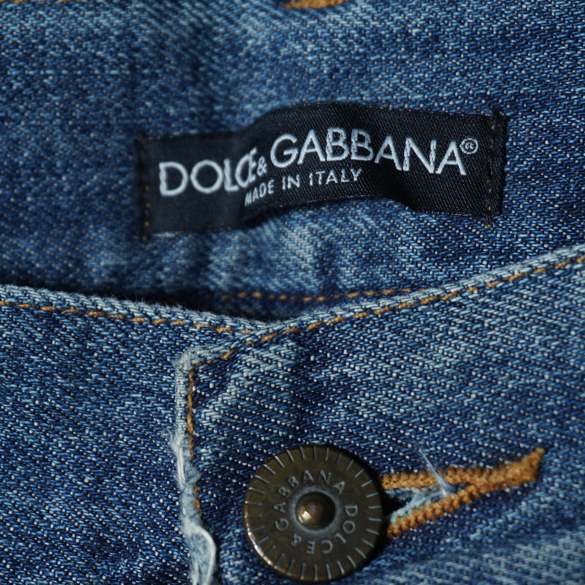Y2K Dolce & Gabbana デニム 希少 DOLCE&GABBANA ドルガバ ダメージ