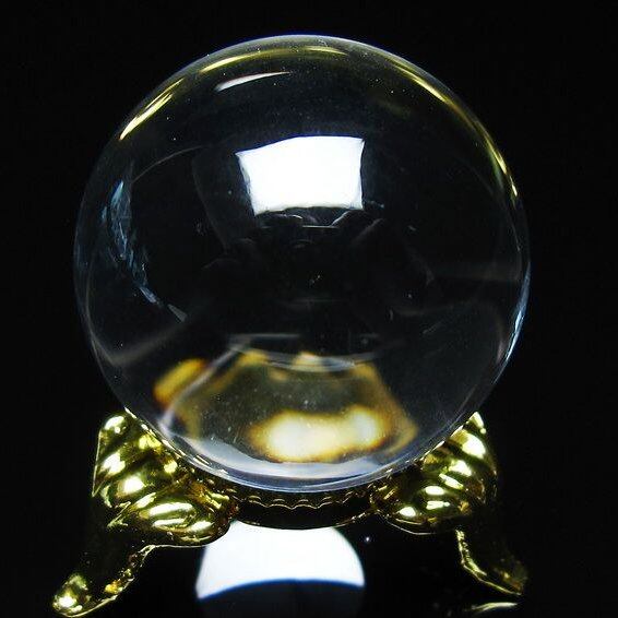 水晶 丸玉 30mm 一点物 141-7675