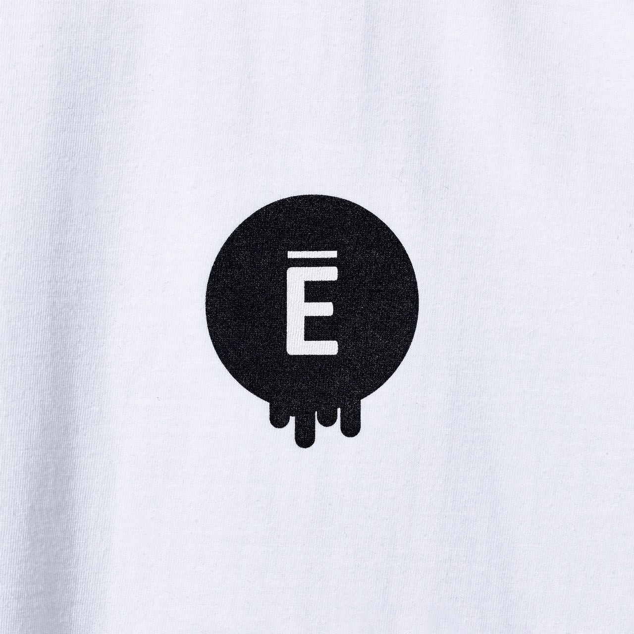 CIRCLE Ē DRIP T-SHIRT (WHITE) | ENNOY