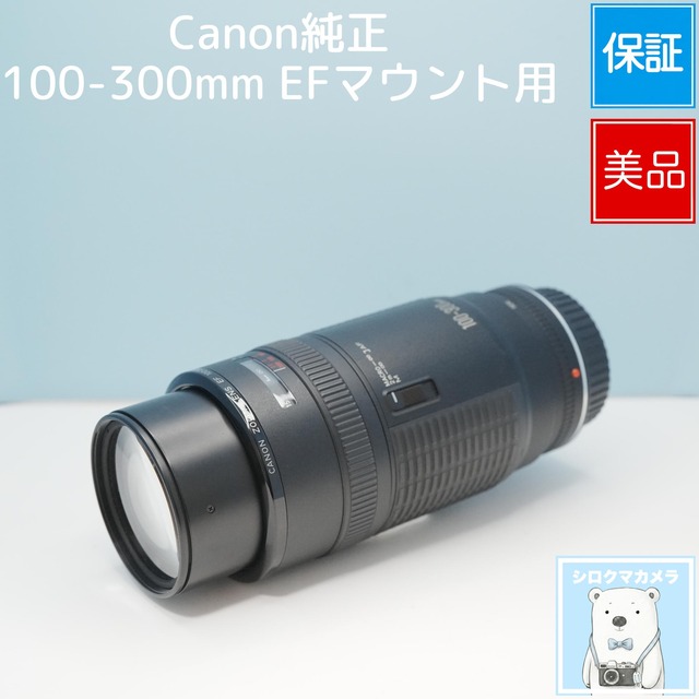 Canon純正 100-300mm EFマウント用 望遠レンズ 美品 シロクマカメラ a7063