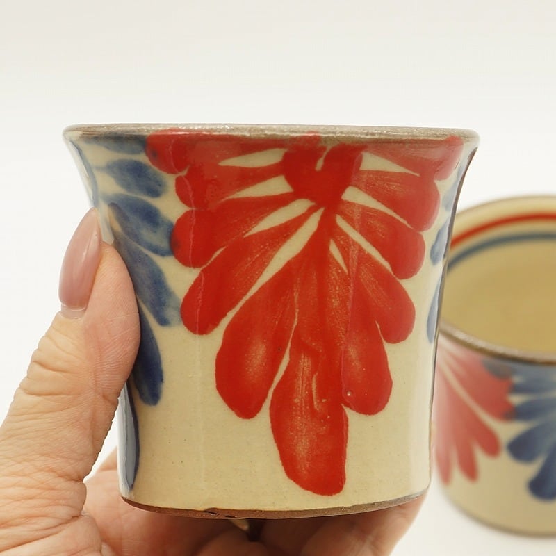 フリーカップ(小)菊紋【幸陶器】