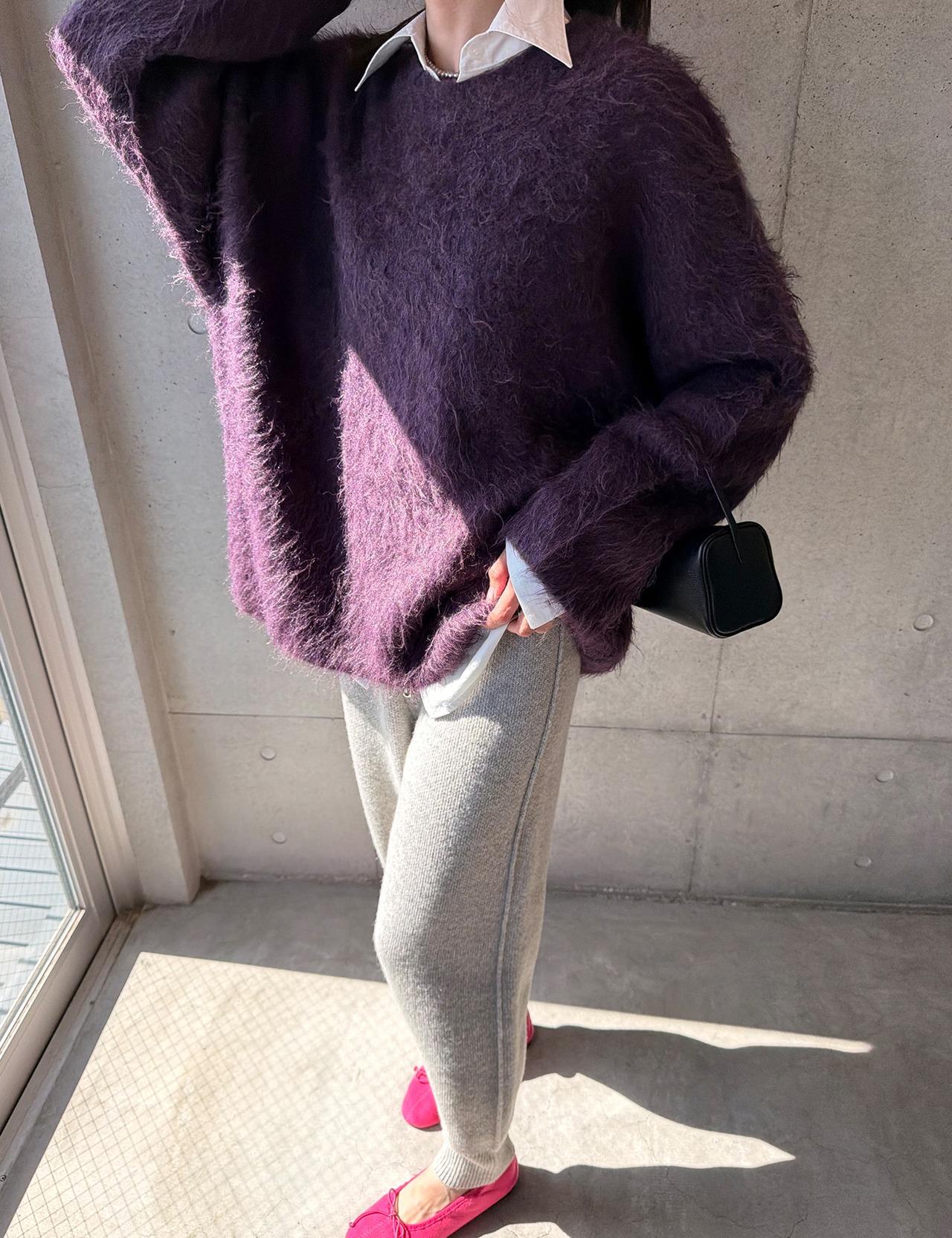 【新作5％OFF・3日間】Over-fit Huwa-Huwa Knit_6colors