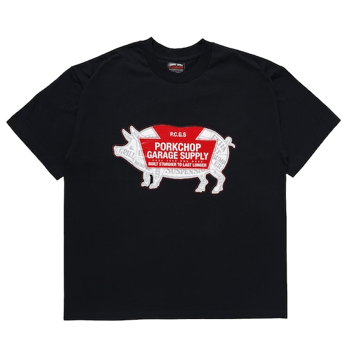 LOGO PORK TEE/BLACK