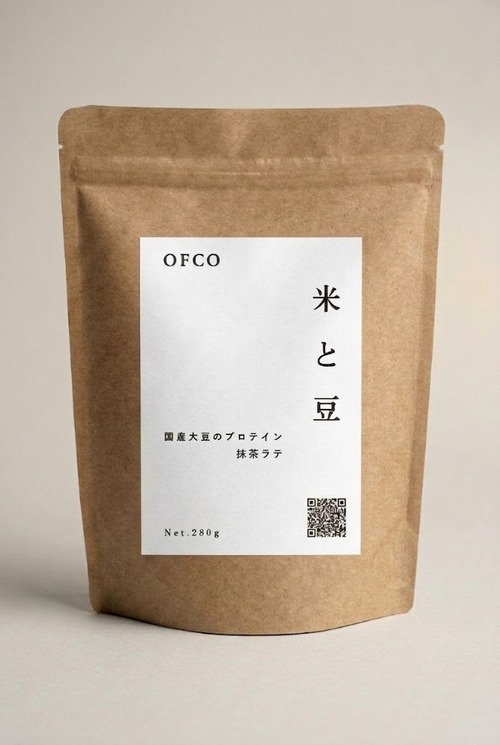 国産大豆のプロテイン抹茶ラテ