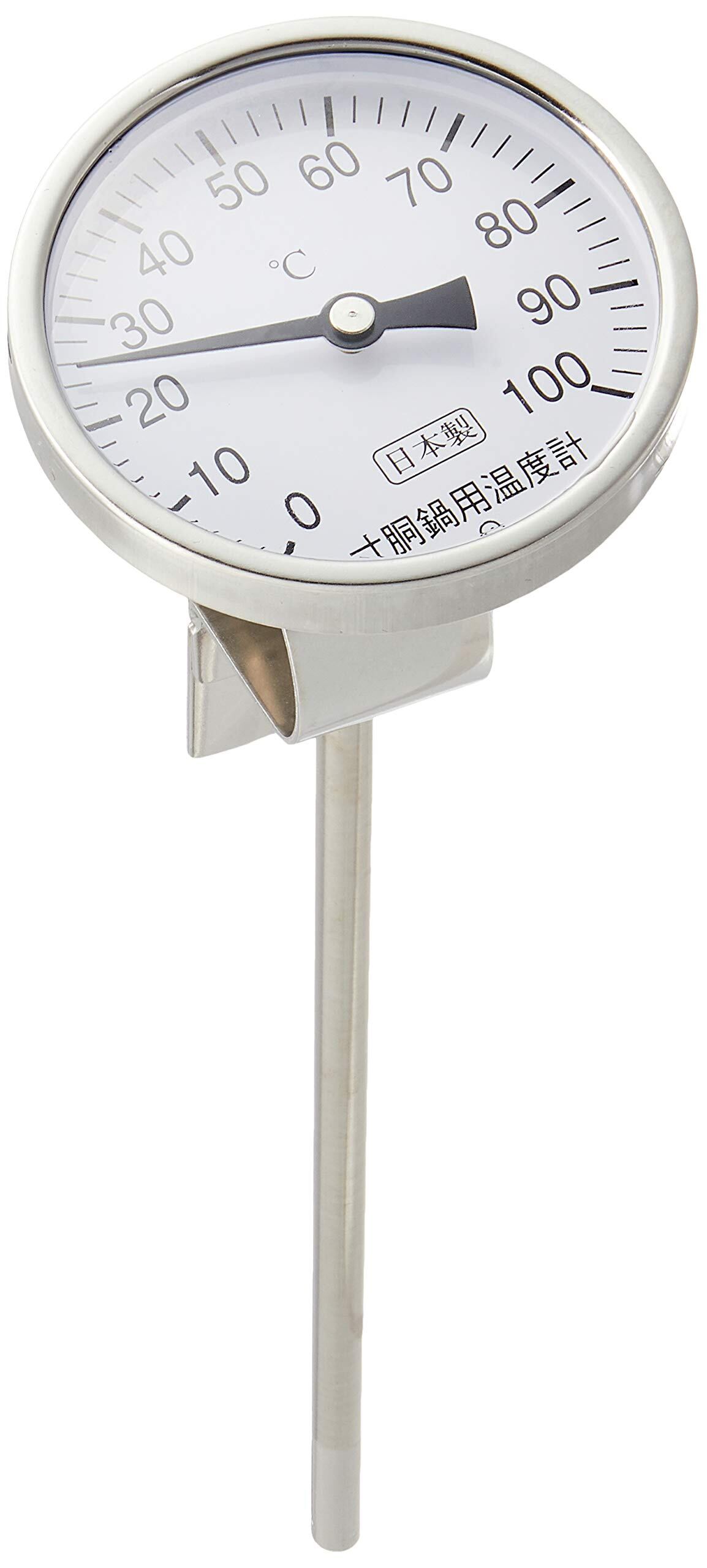 【人気】片力商事 スライドホルダー付 寸胴鍋用 温度計 PY-250 127100