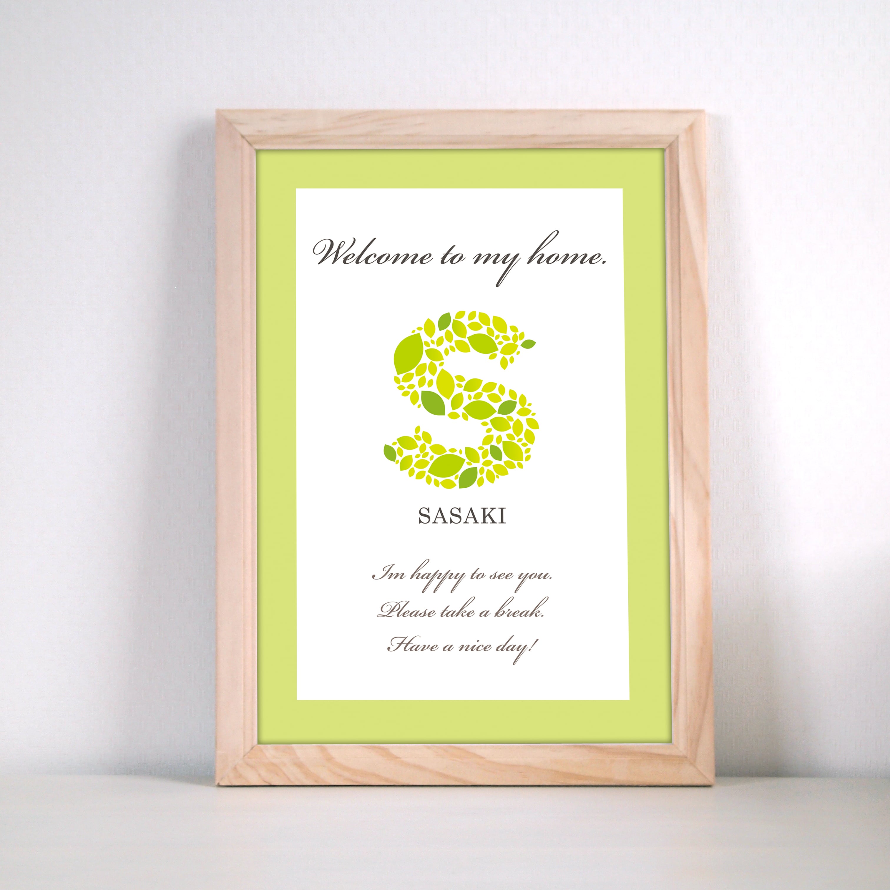 新築祝い 家族をモチーフにしたプレゼント オーダーメイド アイアン