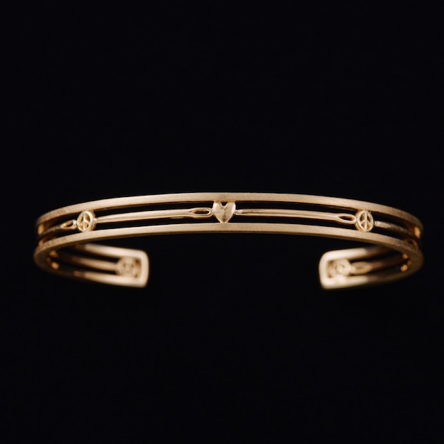 KAHIKO GOLD BANGLE (NEEDLE)