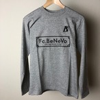 BV×Fc.BeNeVo STANDARD LOGO LONG SLEEVE-T (HEATHER GRAY)