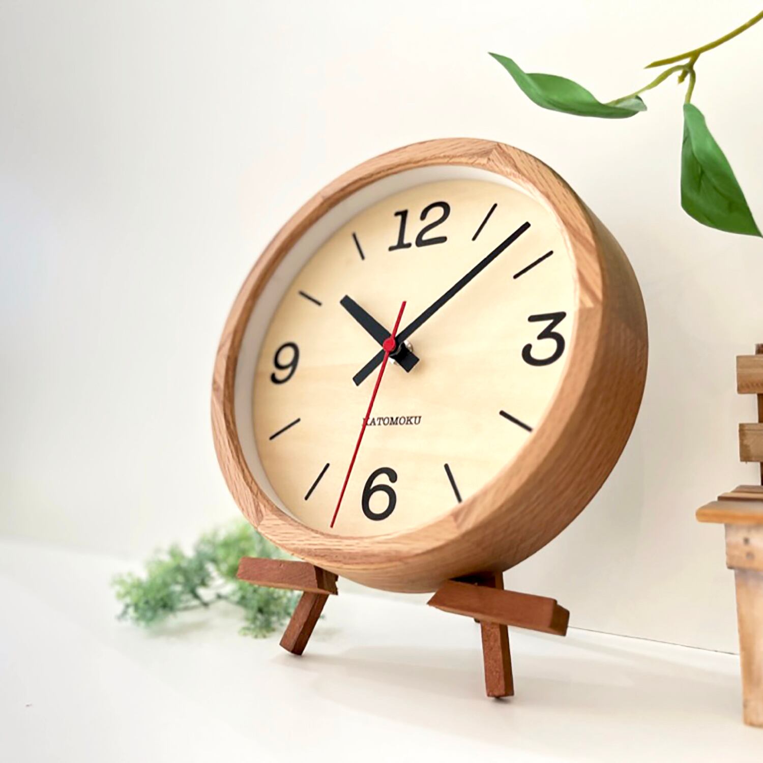 KATOMOKU muku clock 20 オーク km-136OA 掛け時計 | 加藤木工株式会社