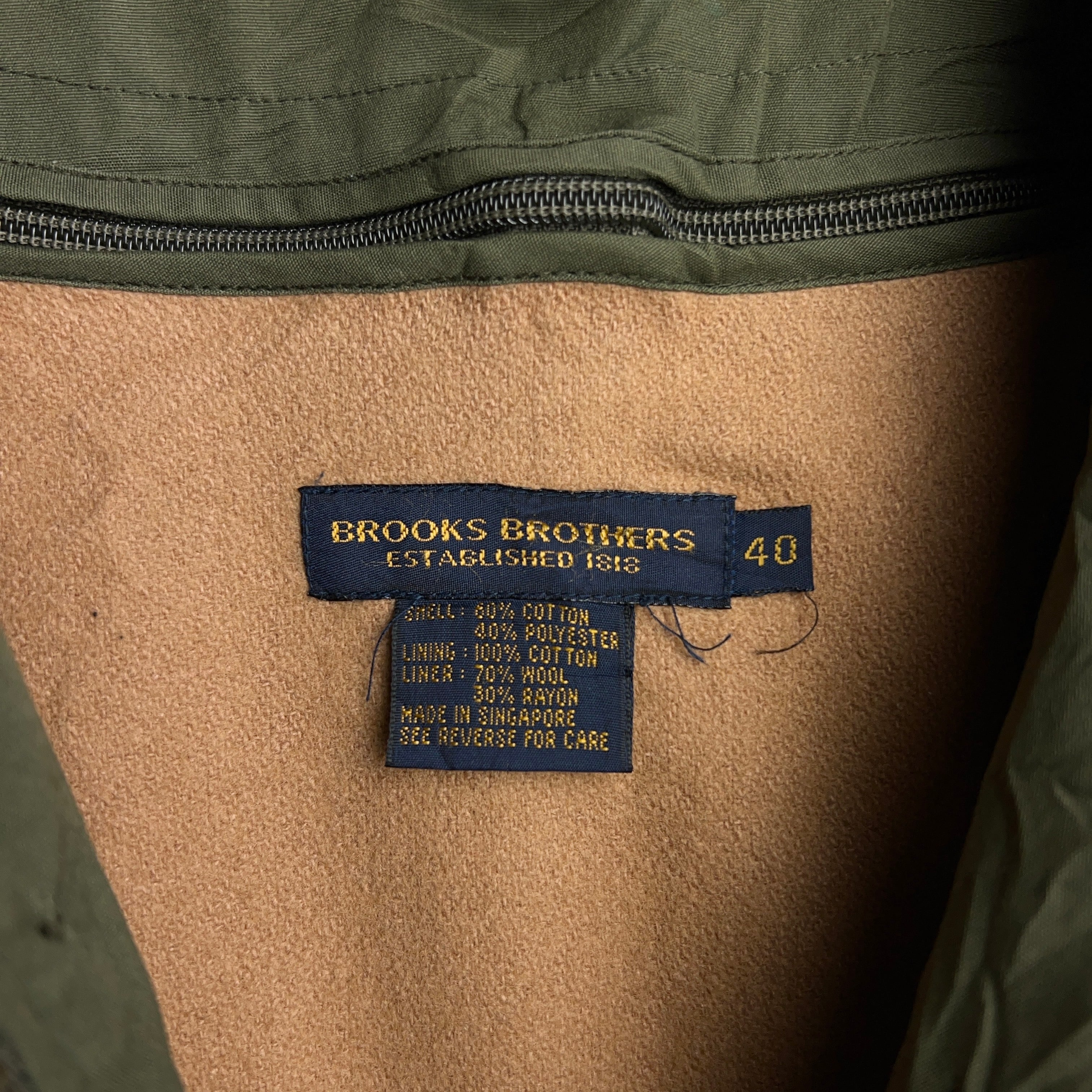 90's~ BROOKS BROTHERS Harrington Jacket 90年代 00年代 90's~ BROOKS BROTHERS Harrington Jacket 90年代 00年代
