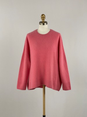 フォックスヤククルーネックニット|ピンク|Maglia Plus