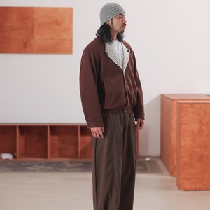 カラー ジップレス ショートブルゾン K5594