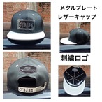 ZEBABY METAL PLATE LEATHER CAP（税込み）