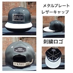 ZEBABY METAL PLATE LEATHER CAP（税込み）