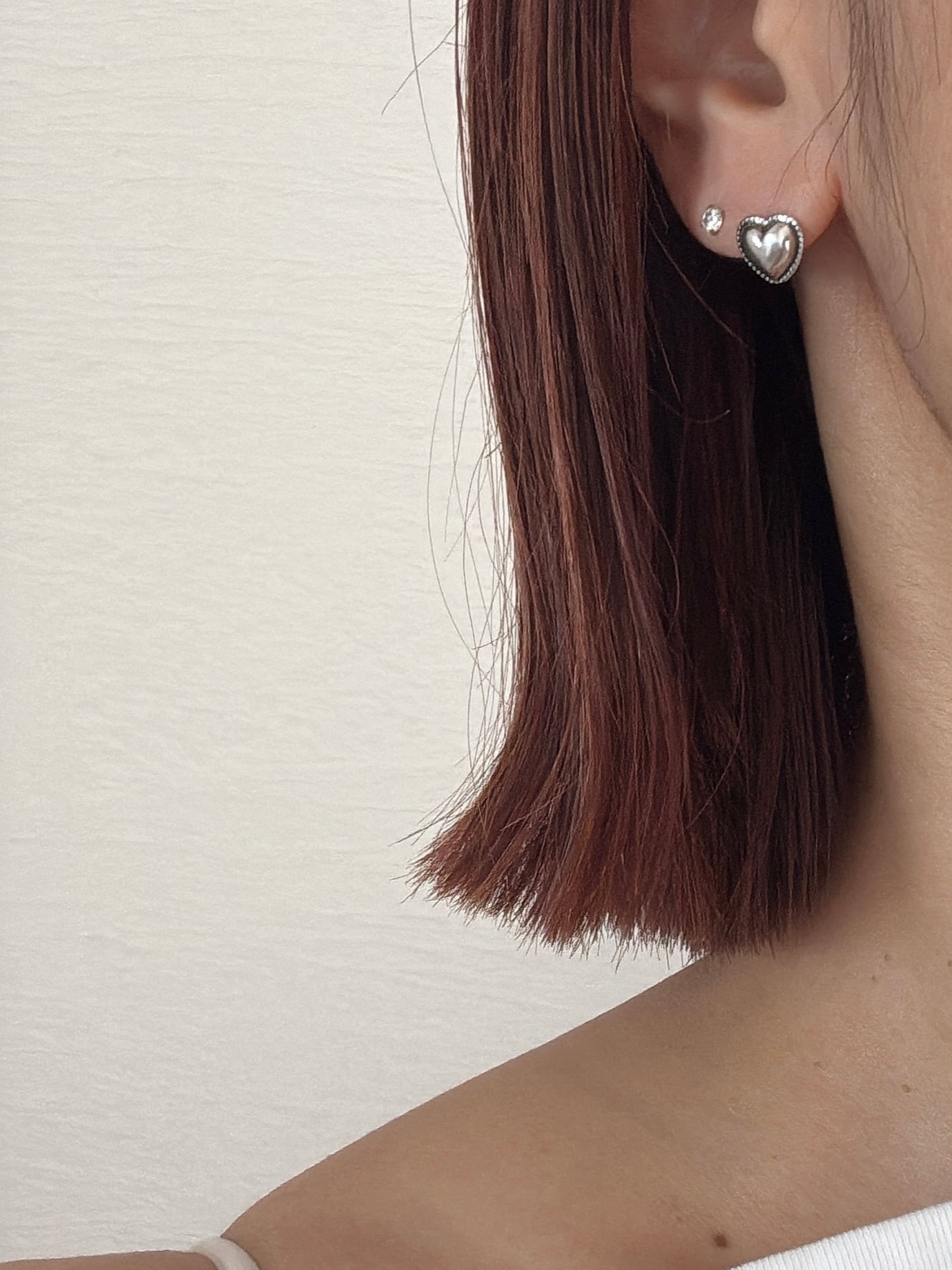 ヴィンテージハートピアス | joie