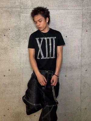 【RYE CHASIN】RHINESTONE XIII TEE