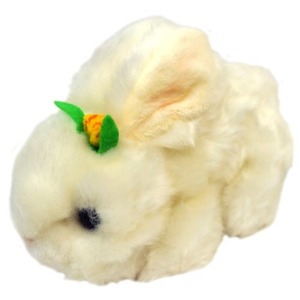 【在庫処分】ぬいぐるみ ウサギ S ホワイト F0001