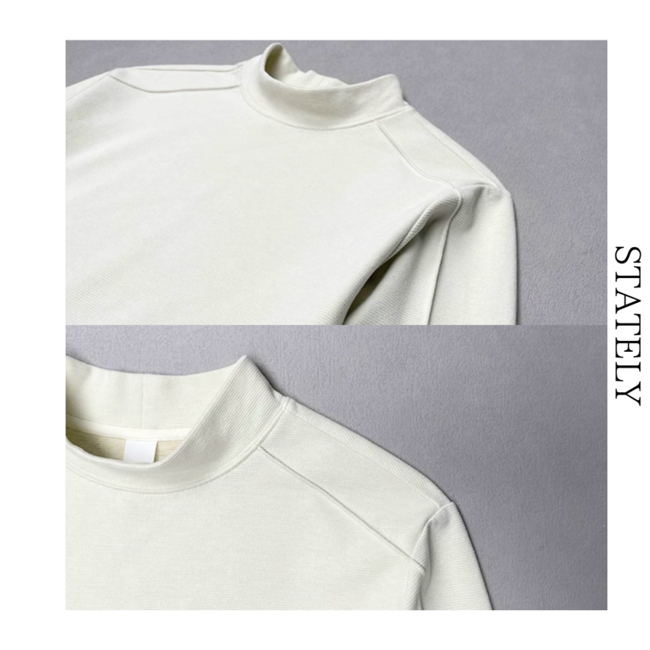 Urban Mockneck ストレッチトップス/5color_T77・画像16