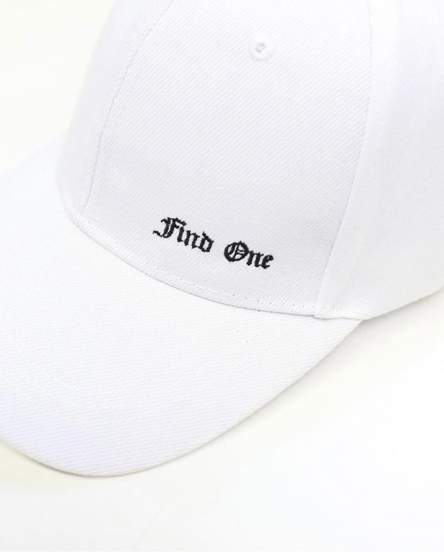 F1ND ONE Logo Cap Second White