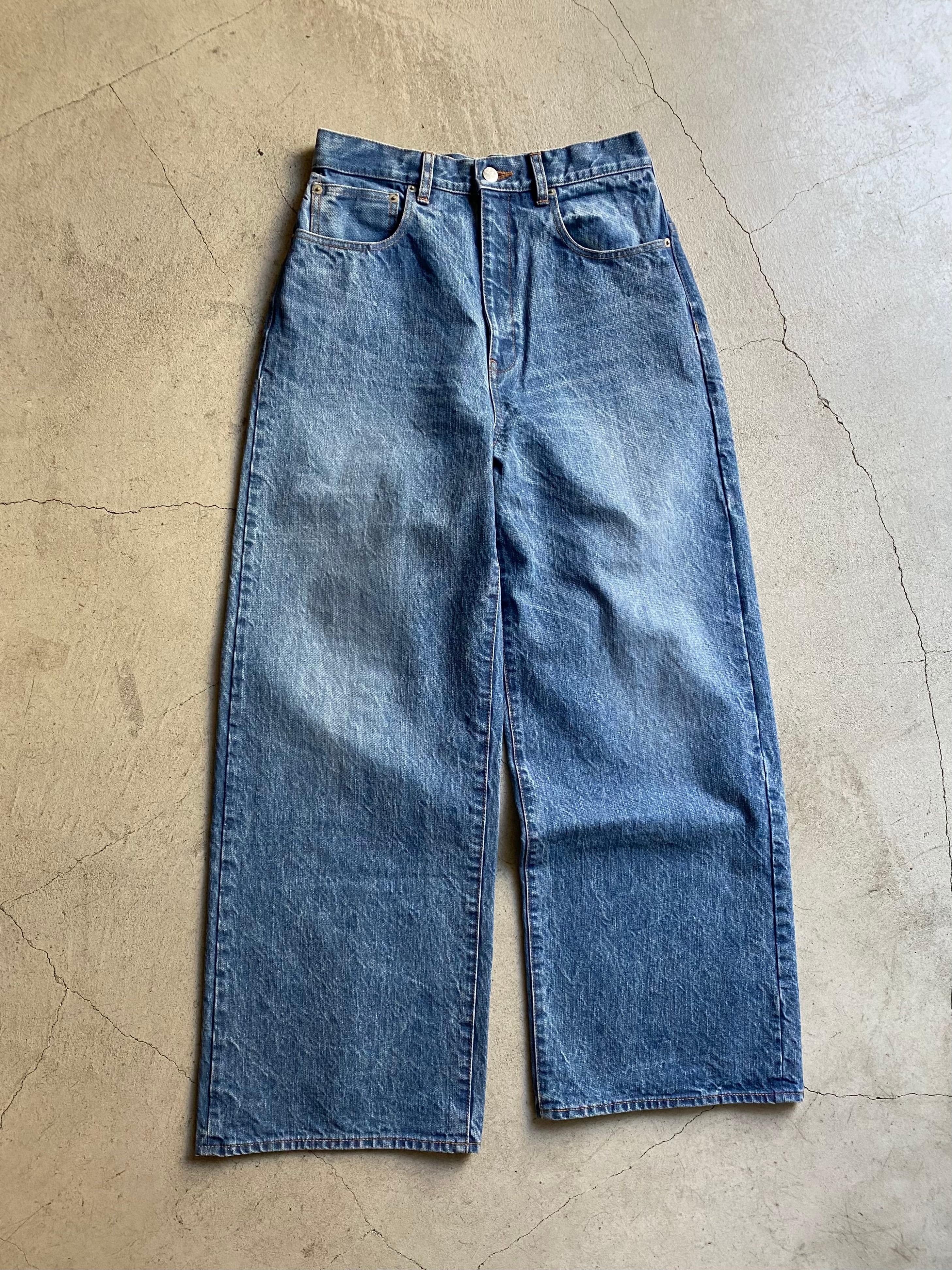 GEN IZAWA / Super buggy denim pants(used-wash) | TUNAGI JAPAN